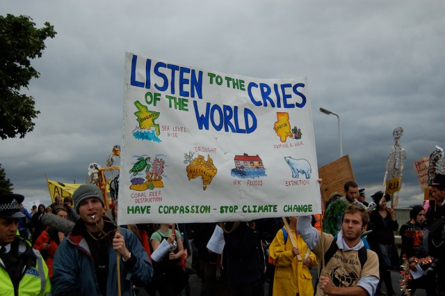 climate change banner