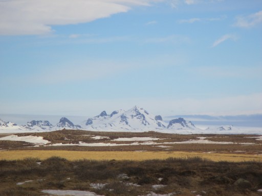 Sharp Mountain in Blue